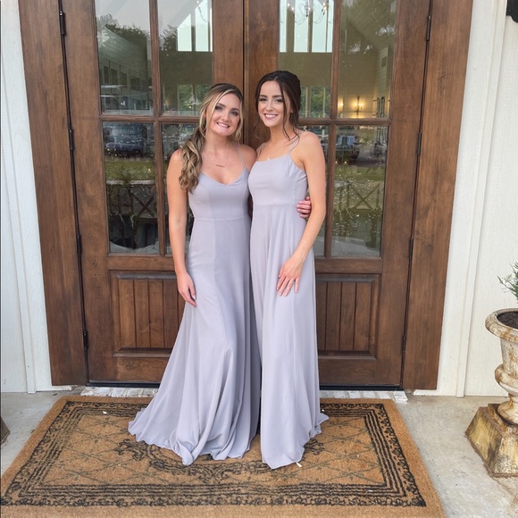 Show Me Your MuMu Lauren Tie Maxi Dress - Picture 1 of 5